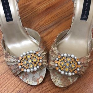 Vintage Steven peep toe heels